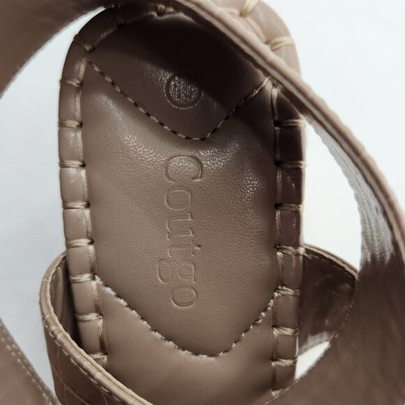 NEW Womens Platform Wedge Sandals Size 10 - Picture 5 of 6